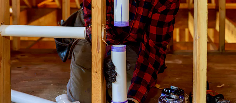 Process of Rough In Plumbing in Muskoka, Ontario