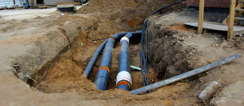 Main Water Line Installation in Muskoka, Ontario