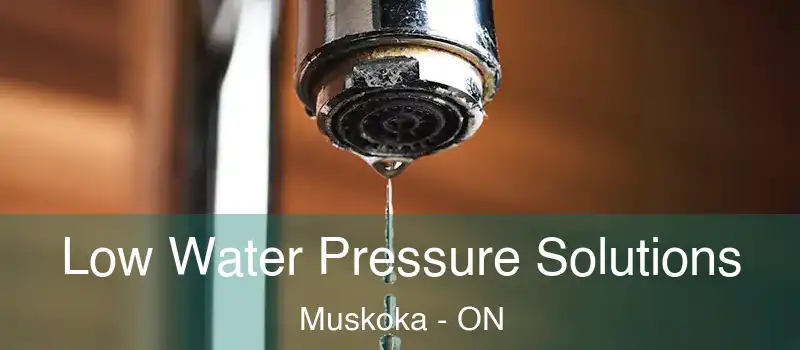  Low Water Pressure Solutions Muskoka - ON