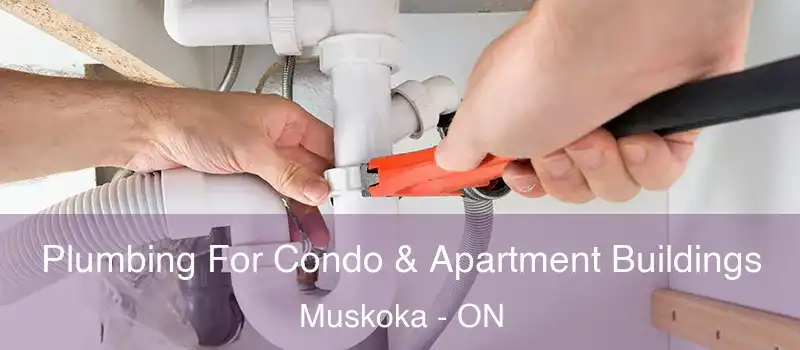  Plumbing For Condo & Apartment Buildings Muskoka - ON