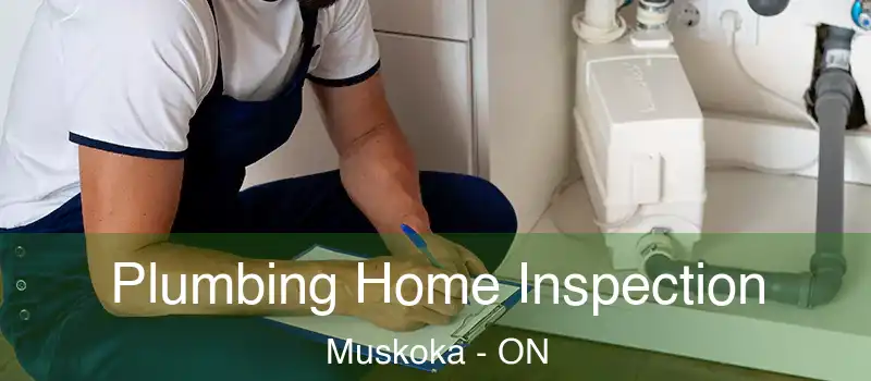  Plumbing Home Inspection Muskoka - ON
