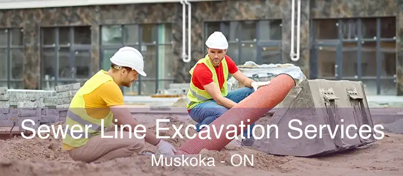  Sewer Line Excavation Services Muskoka - ON