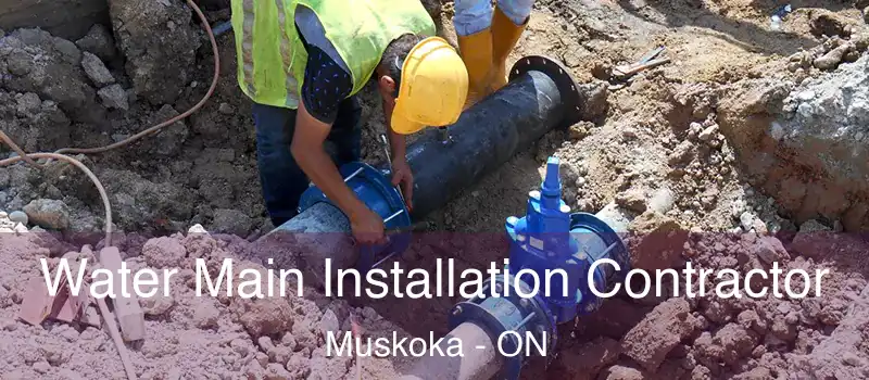  Water Main Installation Contractor Muskoka - ON